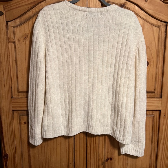 Alfred Dunner Embroidery Petite XL Sweater - Picture 2 of 6